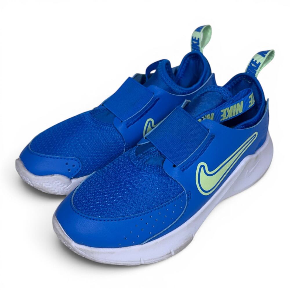 Nike Kids Flex Runner 3 Shoes – Blue/Vapor Green – Boys Size 12.5C